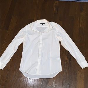 White banana republic button up